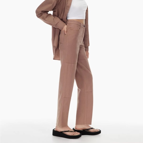 Aritzia | Wilfred Free Lark Pant in Gd Deep Taupe - Picture 2 of 15